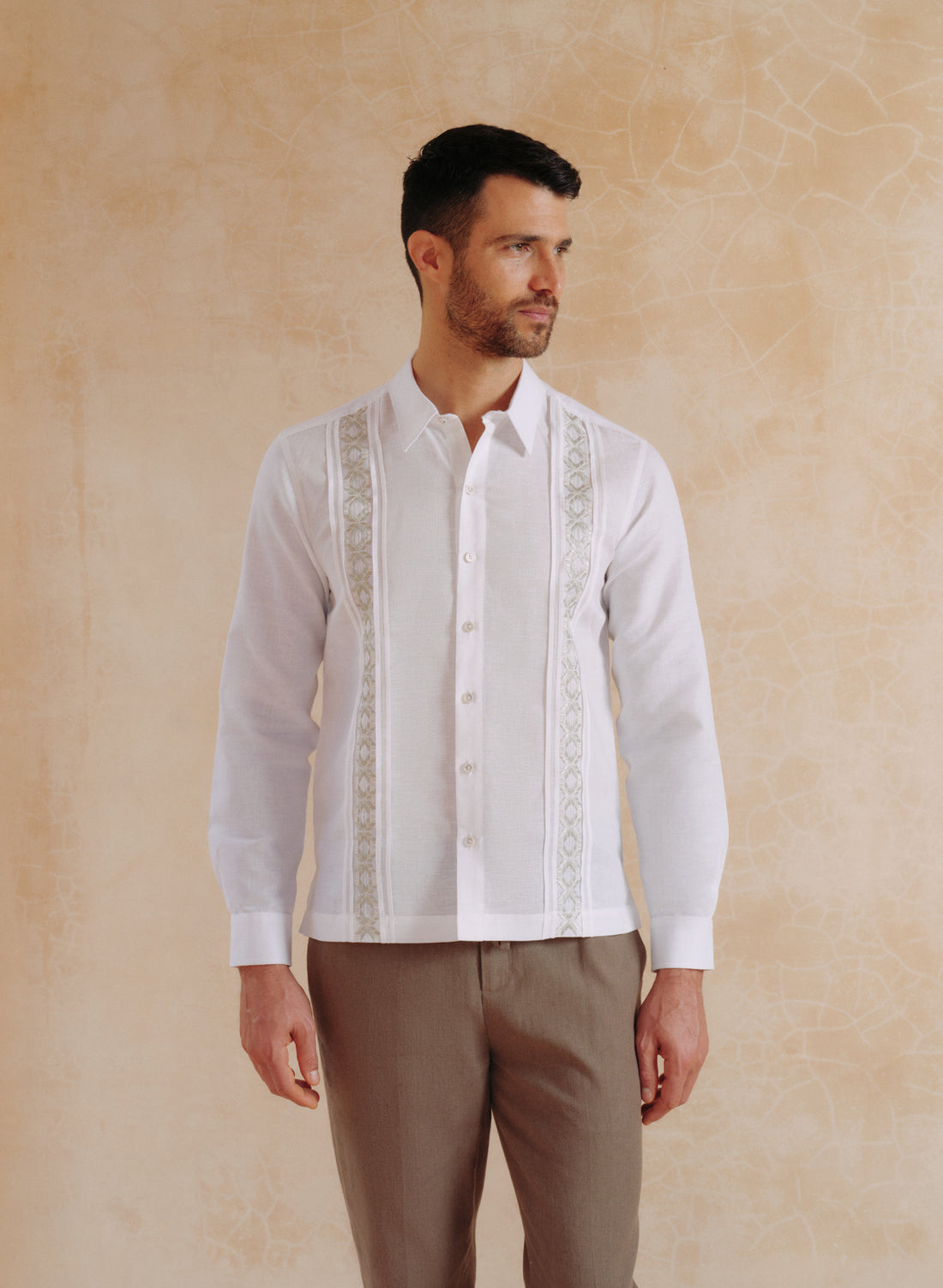 Guayabera Lino Algodón Allende