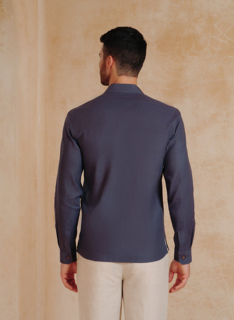 Guayabera Lino Algodón Almeyra TX