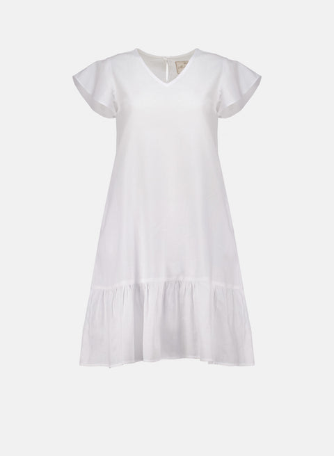 Vestido corto Lino Algodón Ana