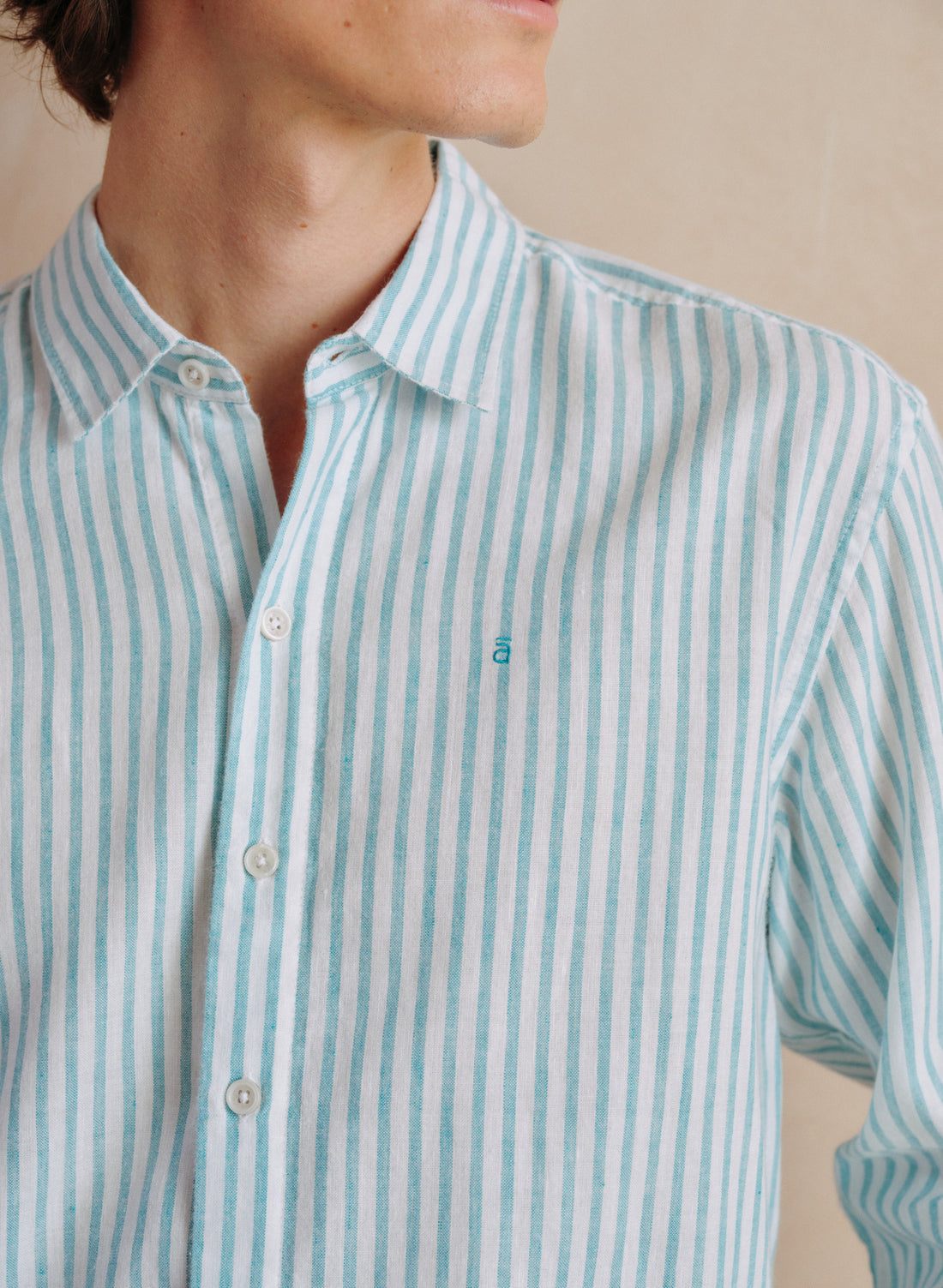 Camisa manga larga Lino Algodón Balem