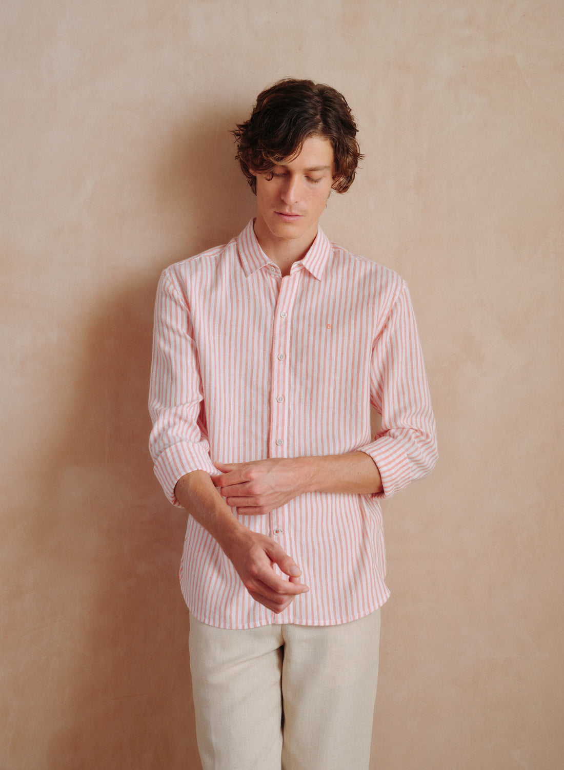 Camisa manga larga Lino Algodón Balem