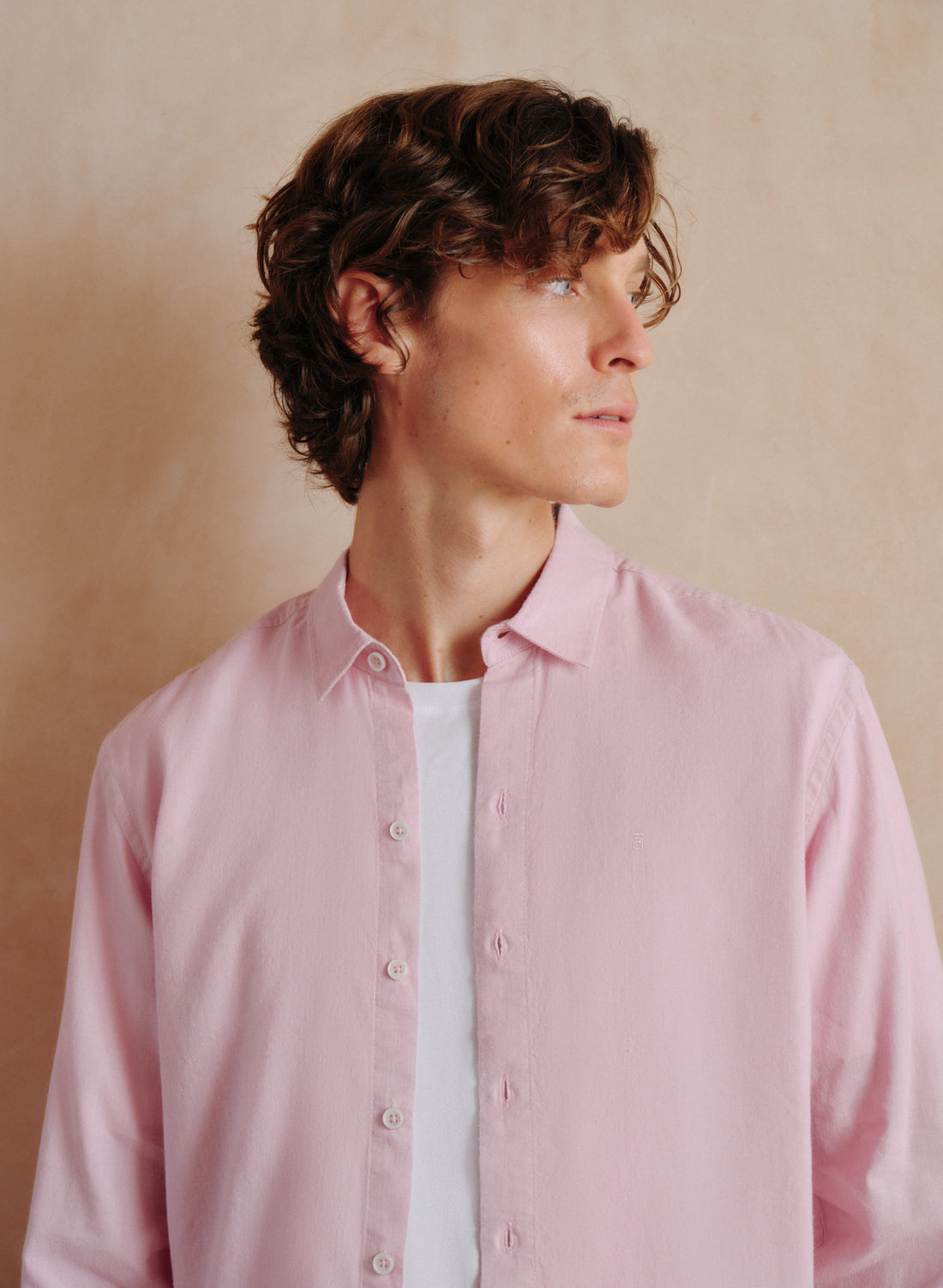 Camisa manga larga Lino Algodón Balem