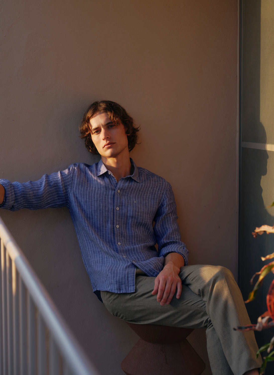 Camisa manga larga 100% Lino Balem