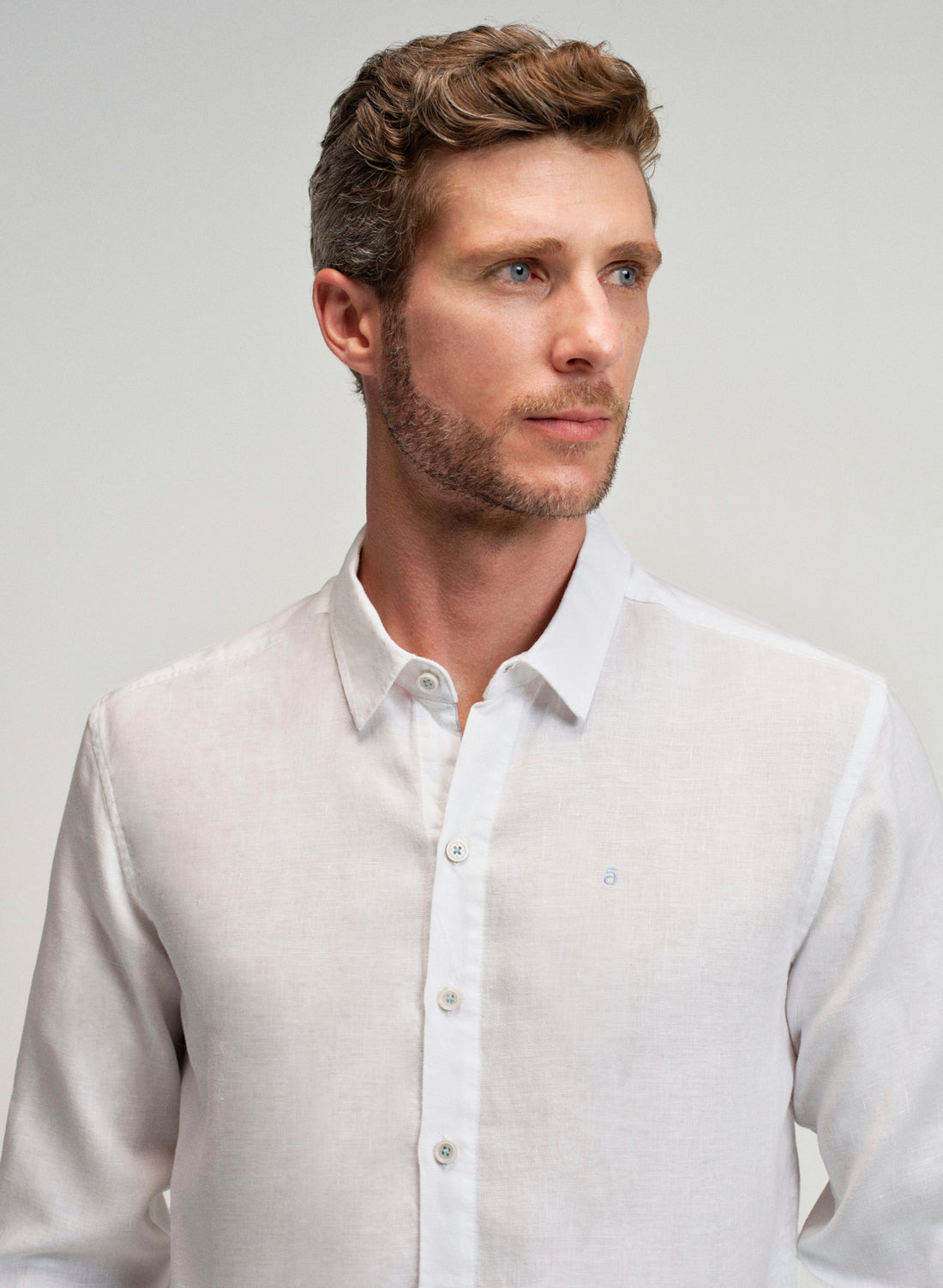 Camisa manga larga Lino Algodón Balem