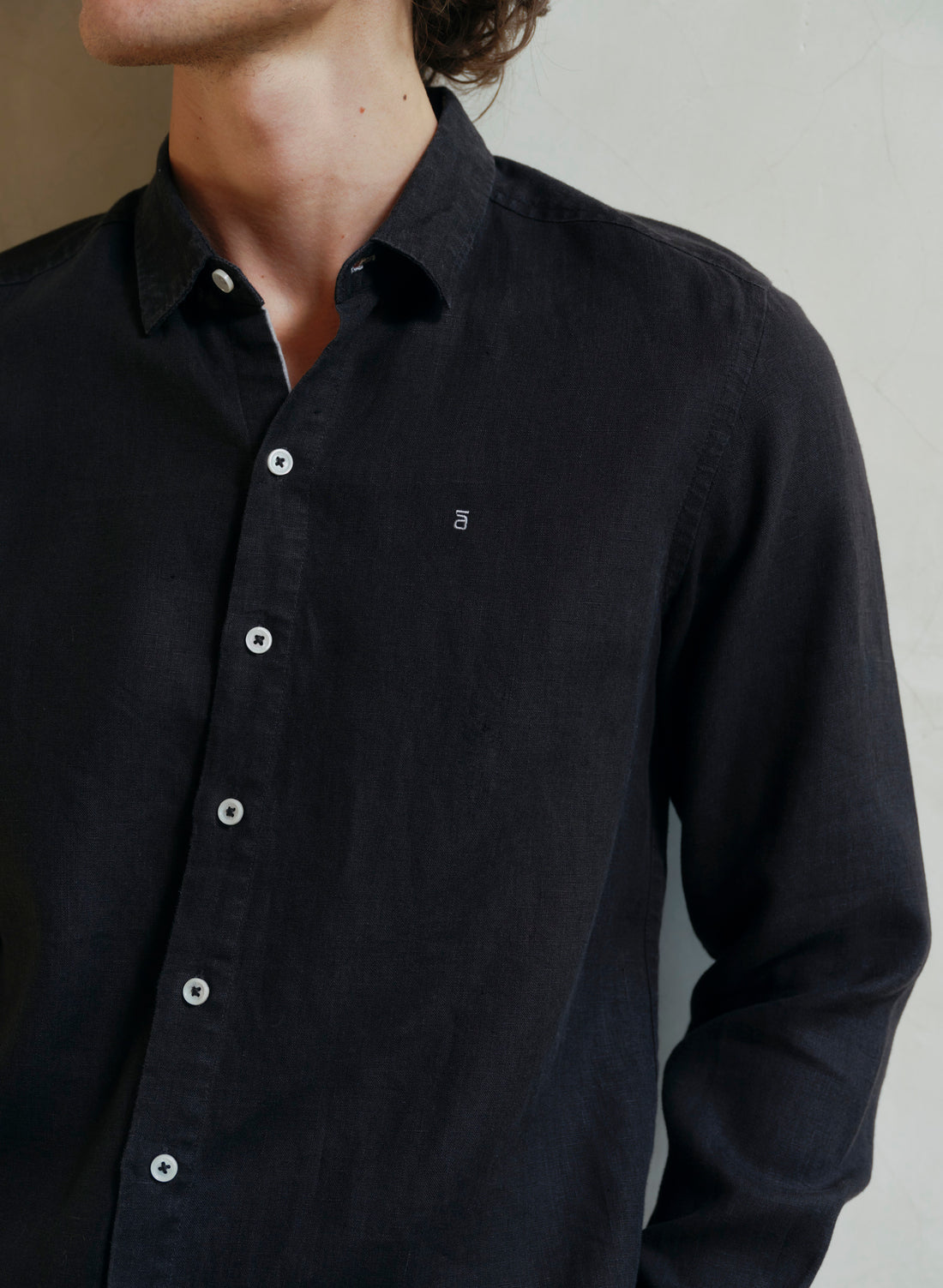 Camisa manga larga Lino Algodón Balem