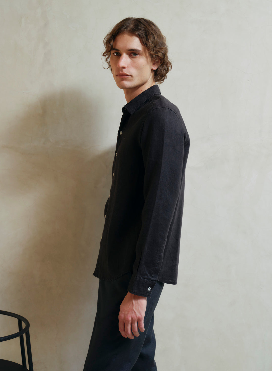 Camisa manga larga Lino Algodón Balem