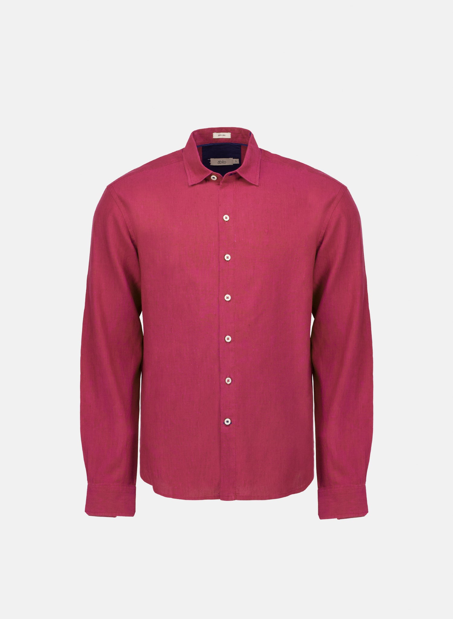 Camisa manga larga 100% Lino Balem Rojo