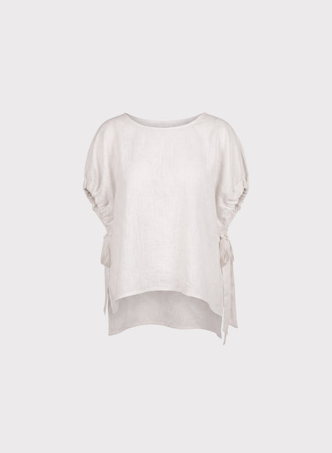 Blusa Manga corta 100% Lino Alaulas