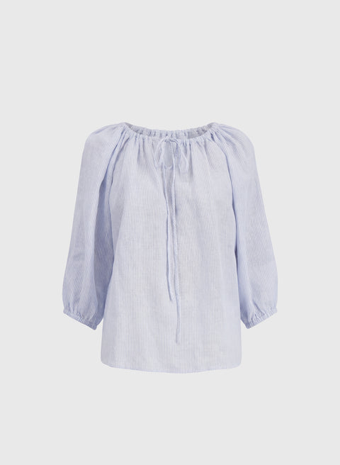 Blusa manga 3/4 100% Lino Grotella