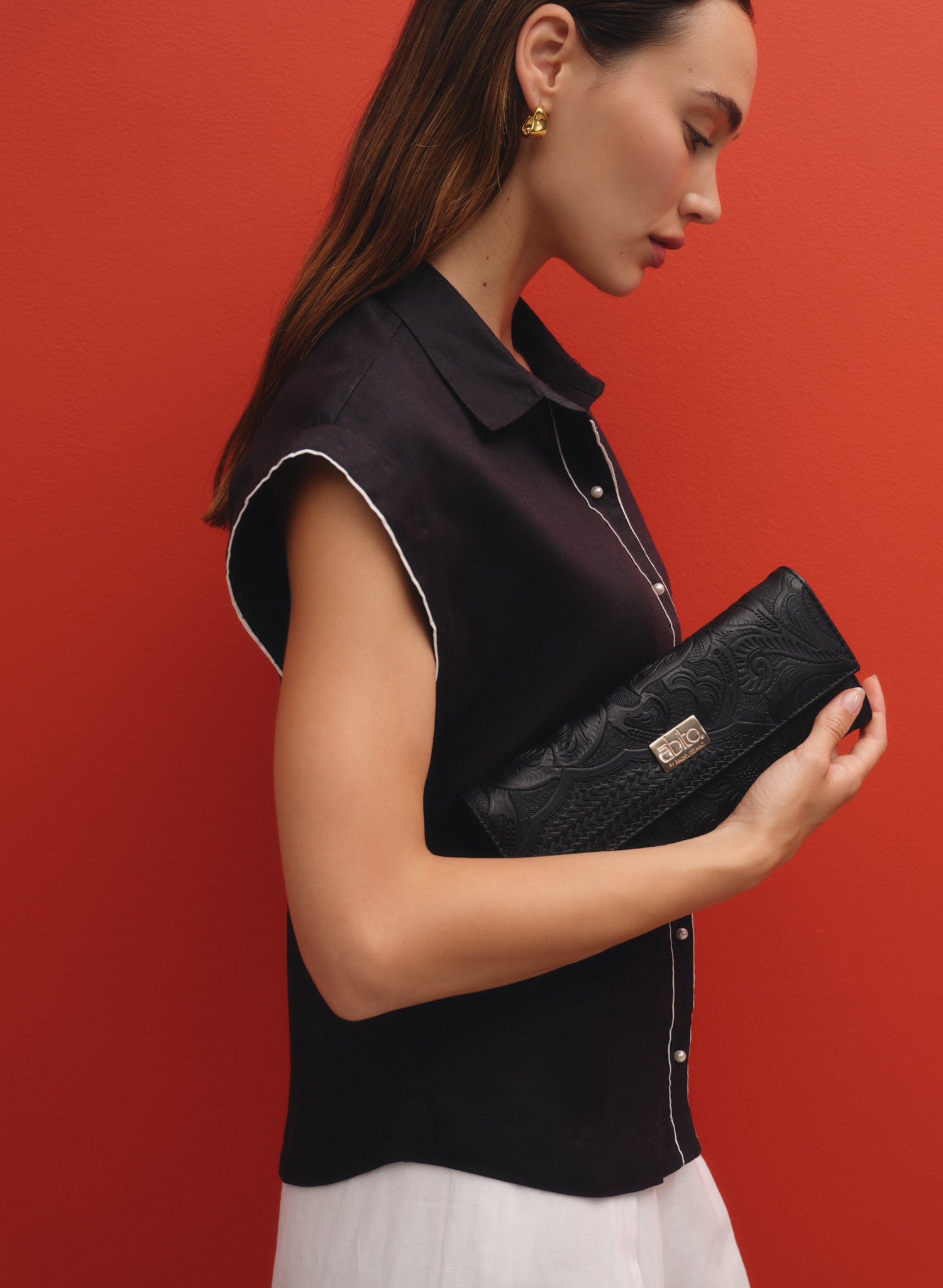 Blusa camisera 100% Lino Bon