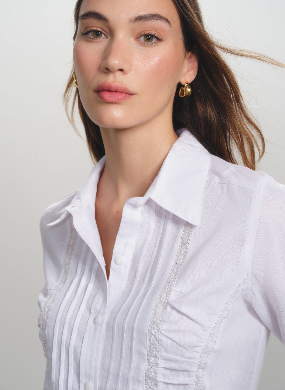 Blusa manga 3/4 100% lino Donna
