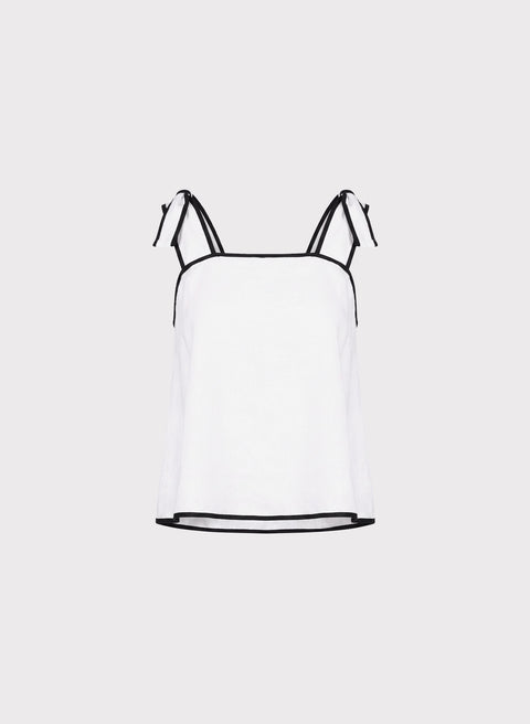 Blusa sin mangas 100% Lino Umbra