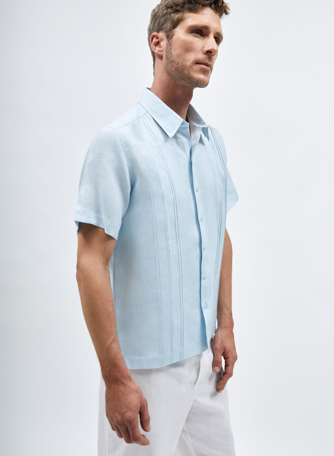 Guayabera manga corta 100% Lino Boris