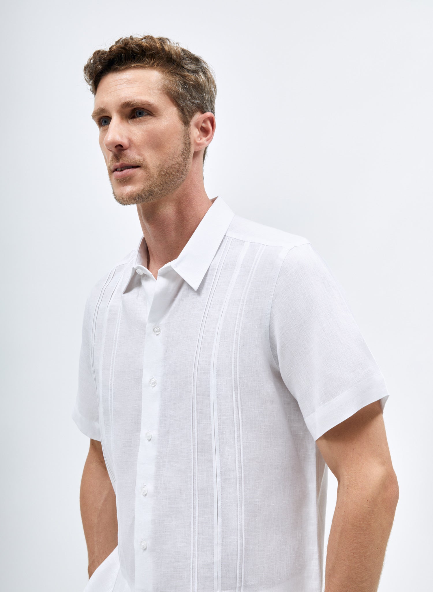 Camisa manga corta Boris blanco