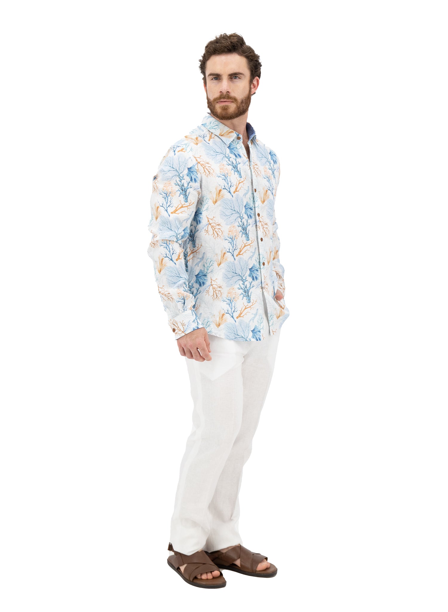 Camisa estampada Buck Gorgonia