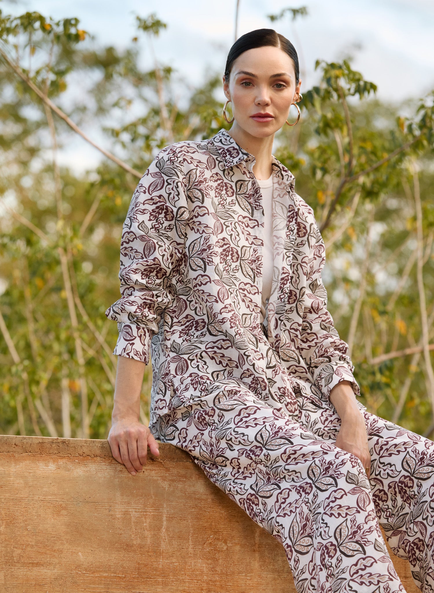 Blusa camisera 100% Lino Essenziale