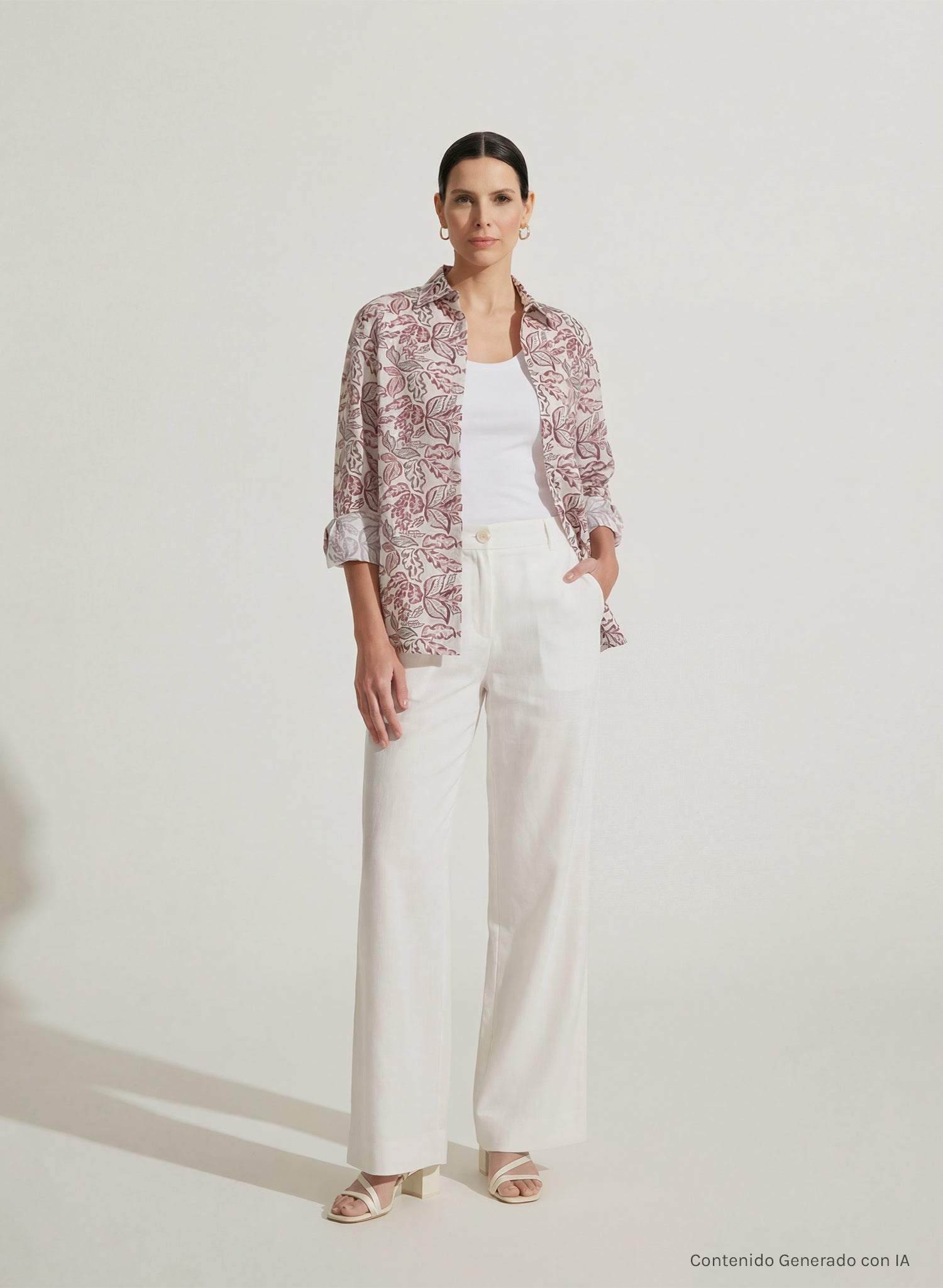 Blusa camisera 100% Lino Essenziale