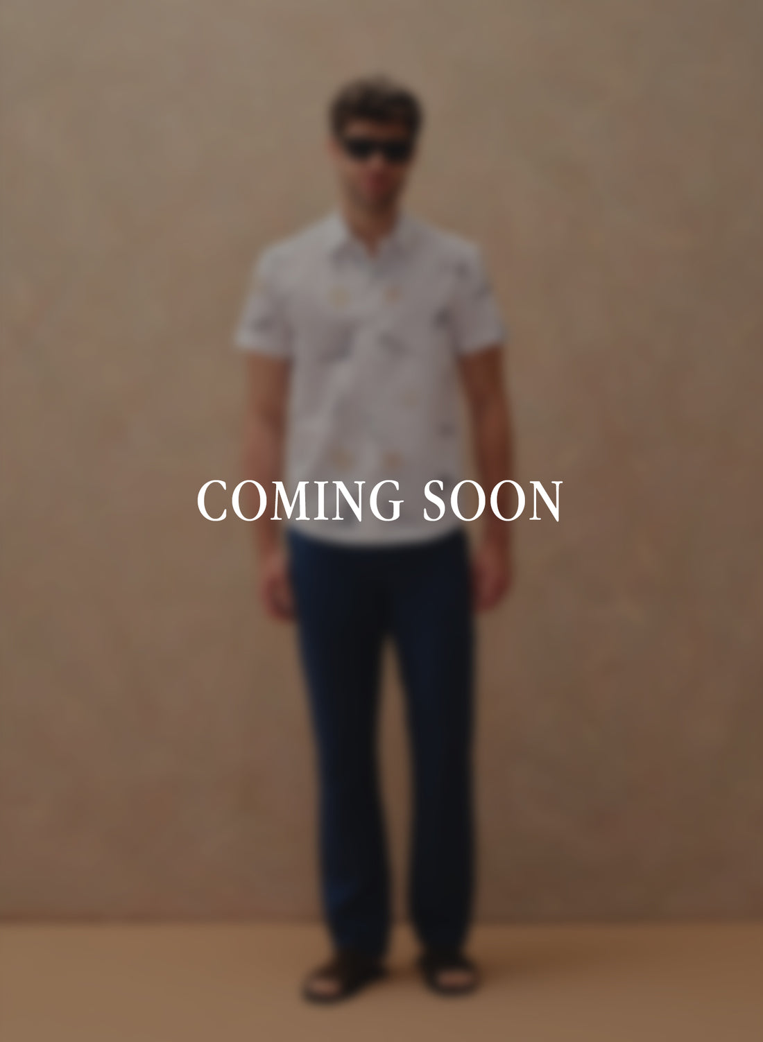 Pantalón 100% Lino Slim Chino Azul Rey