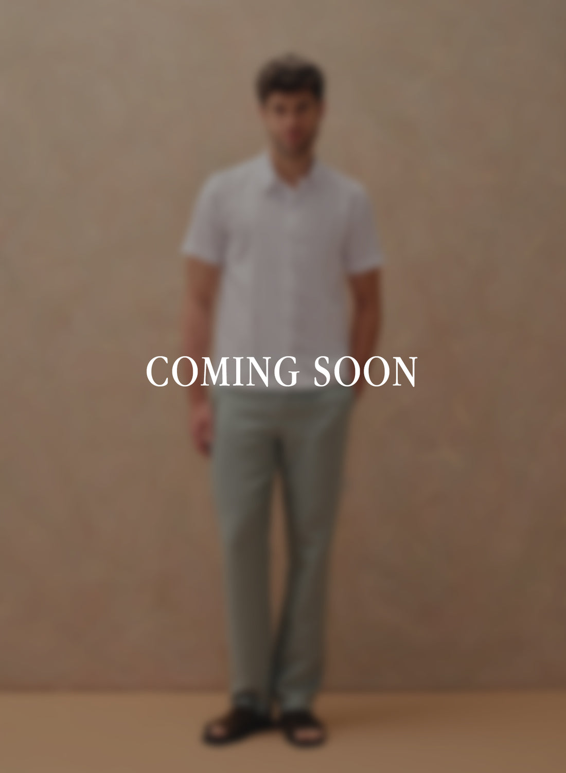 Pantalón 100% Lino Slim Chino Verde Oliva Suave