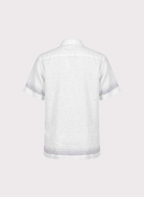 Camisa Manga Corta 100% Lino Ardila