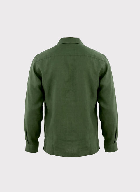 Guayabera Manga Larga 100% Lino Mul