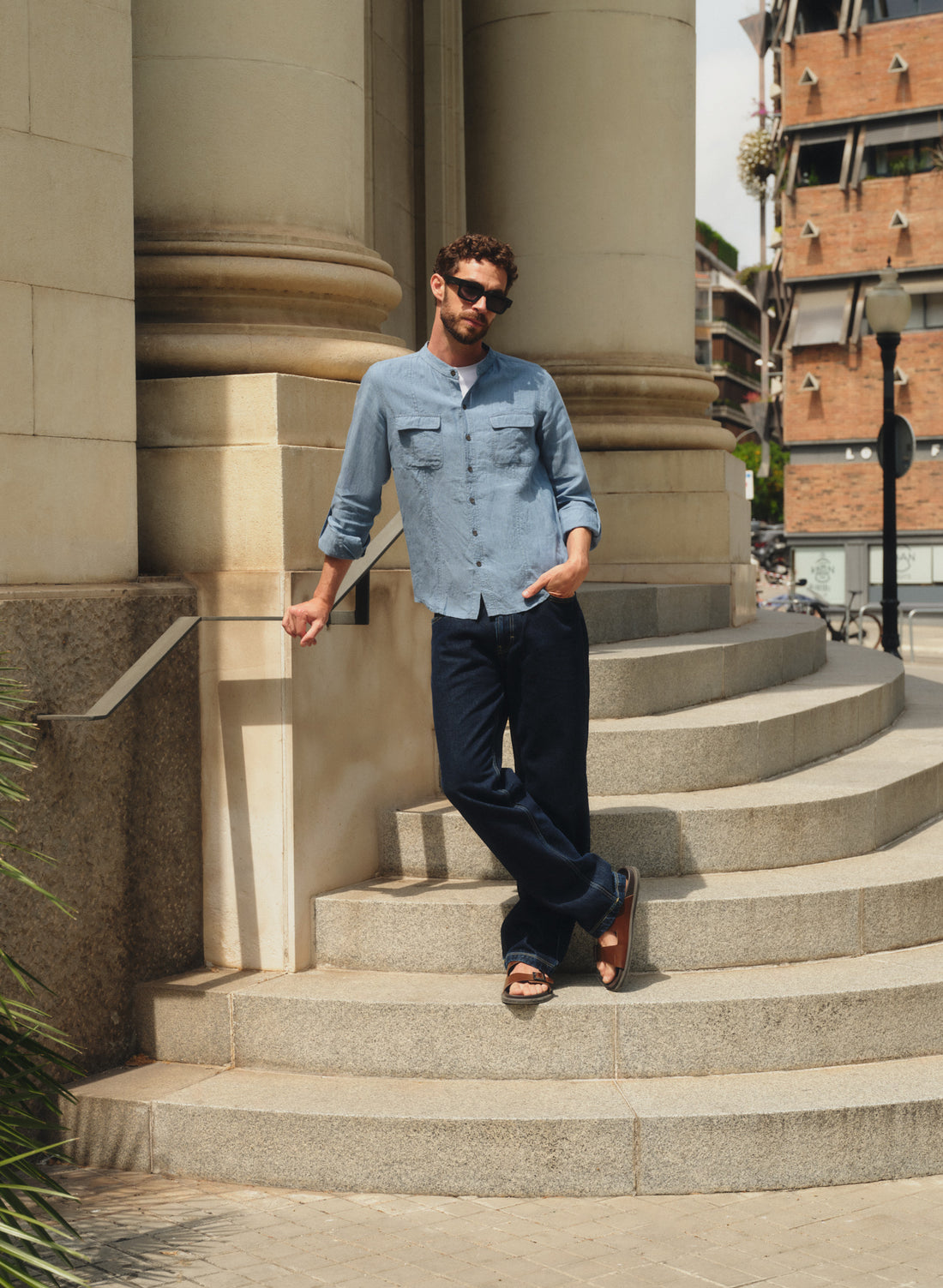 Camisa manga larga 100% Lino Erial