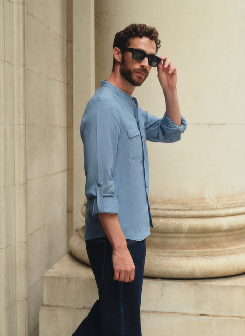Camisa manga larga 100% Lino Erial
