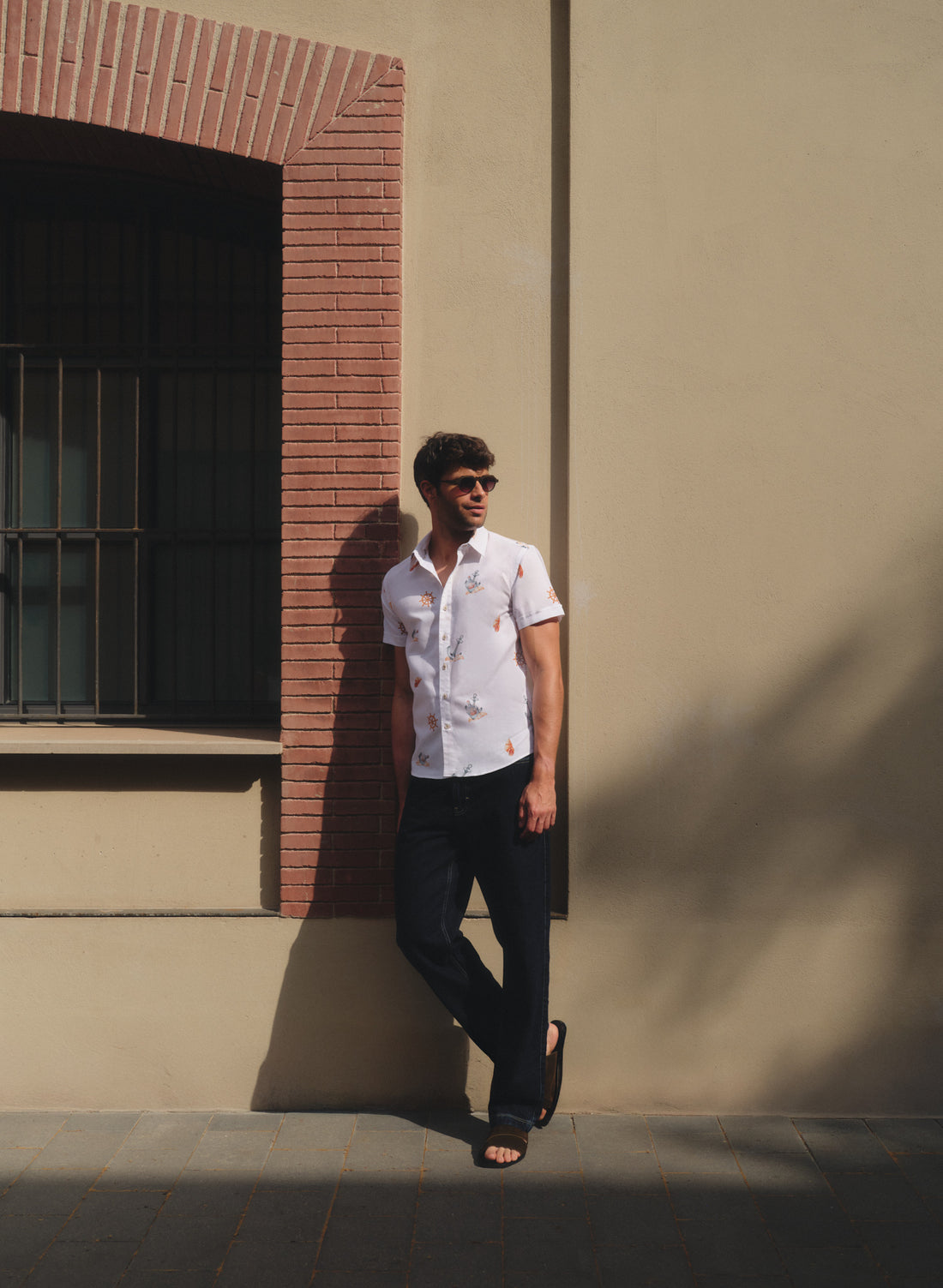 Camisa manga corta Lino Algodón Paraga Náufrago