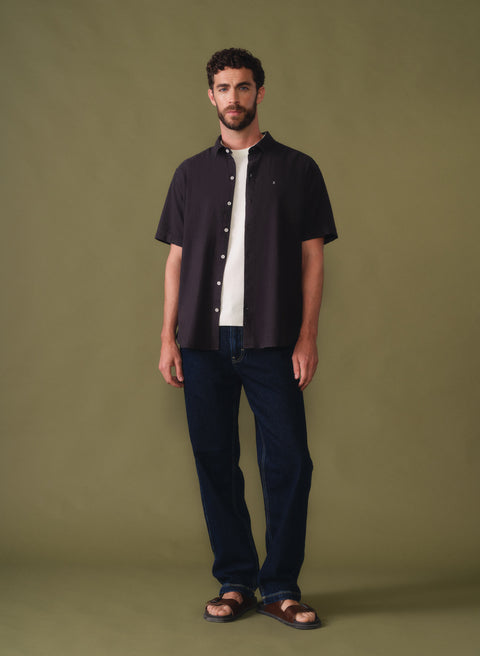 Camisa manga corta 100% Lino Park