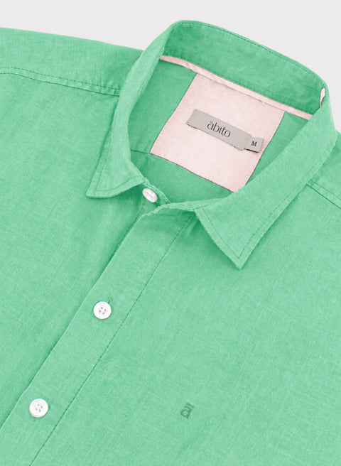 Camisa manga corta 100% Lino Park