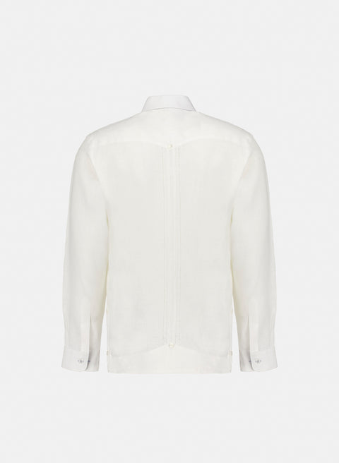 Guayabera manga larga 100% Lino Condao