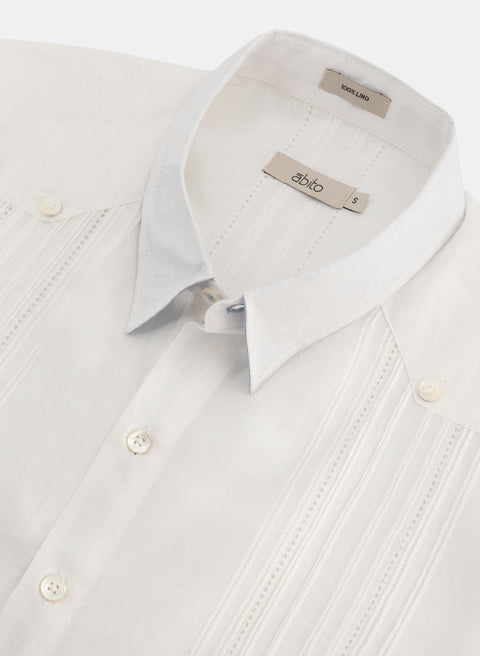 Guayabera manga larga 100% Lino Condao
