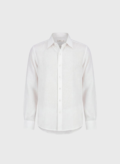 Camisa manga larga 100% Lino Italiano
