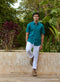 Camisa manga corta 100% Lino Park