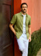 Camisa Manga Corta 100% Lino Park