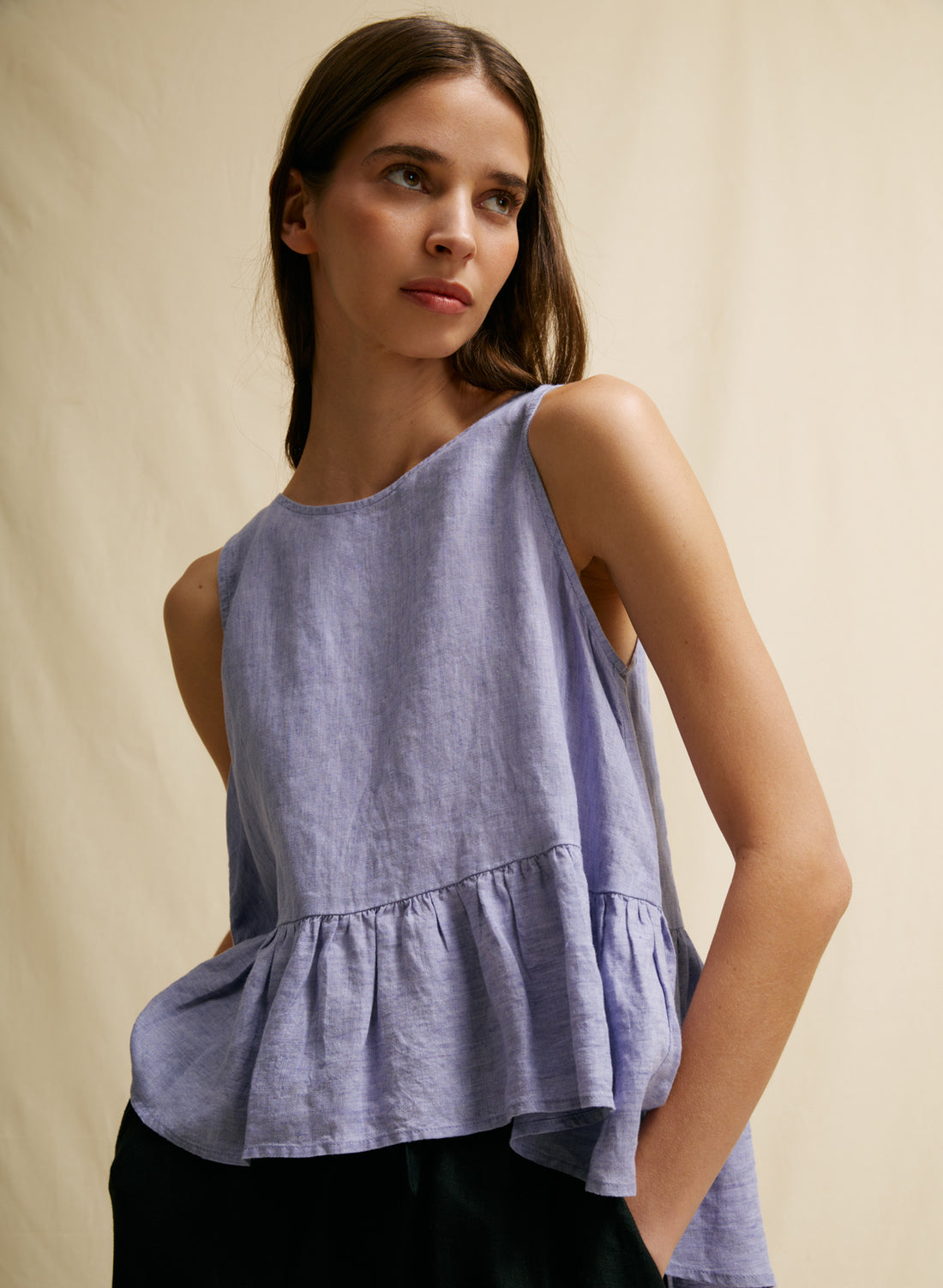 Blusa sin mangas Daryanah