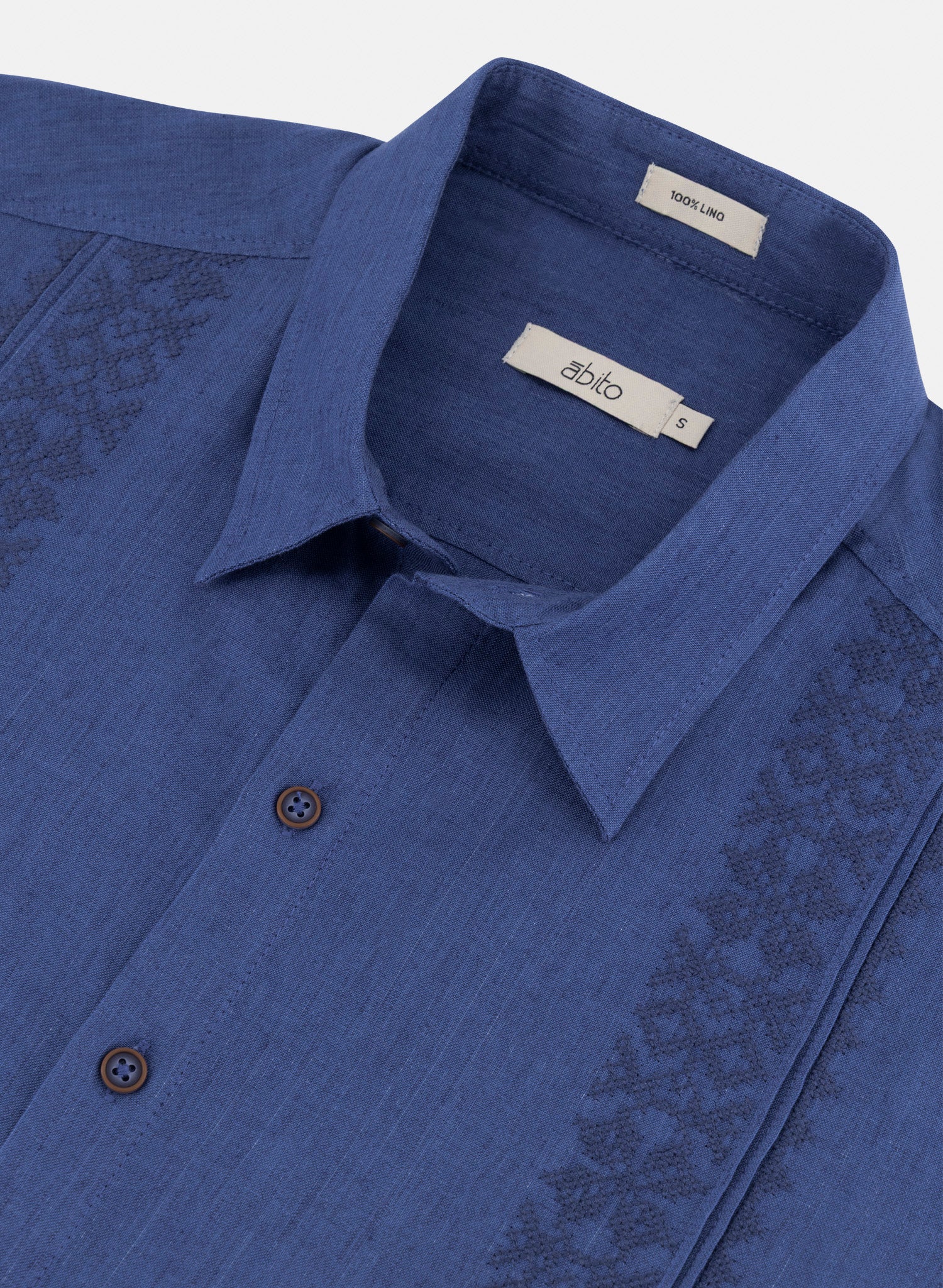 Guayabera manga corta 100% Lino Declan