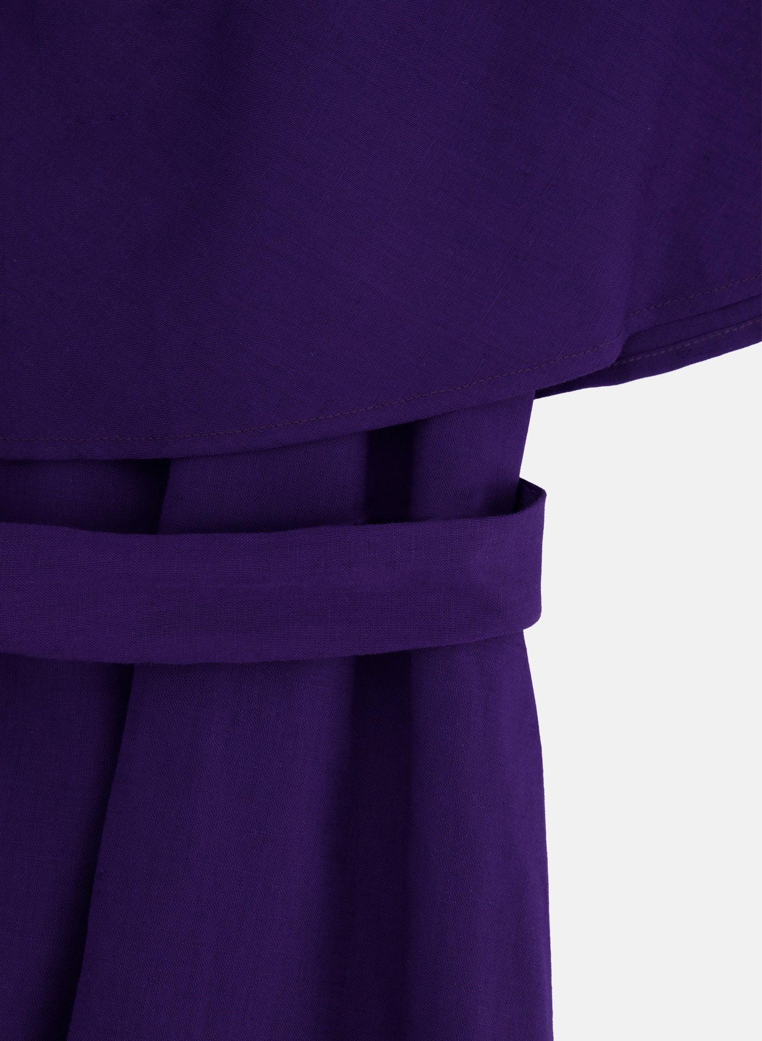 Vestido largo off shoulder 100% Lino Diane