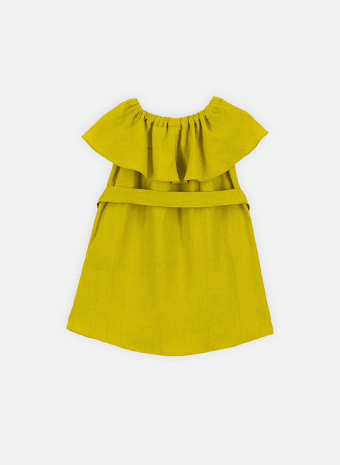 Vestido para niña 100% Lino Dianita
