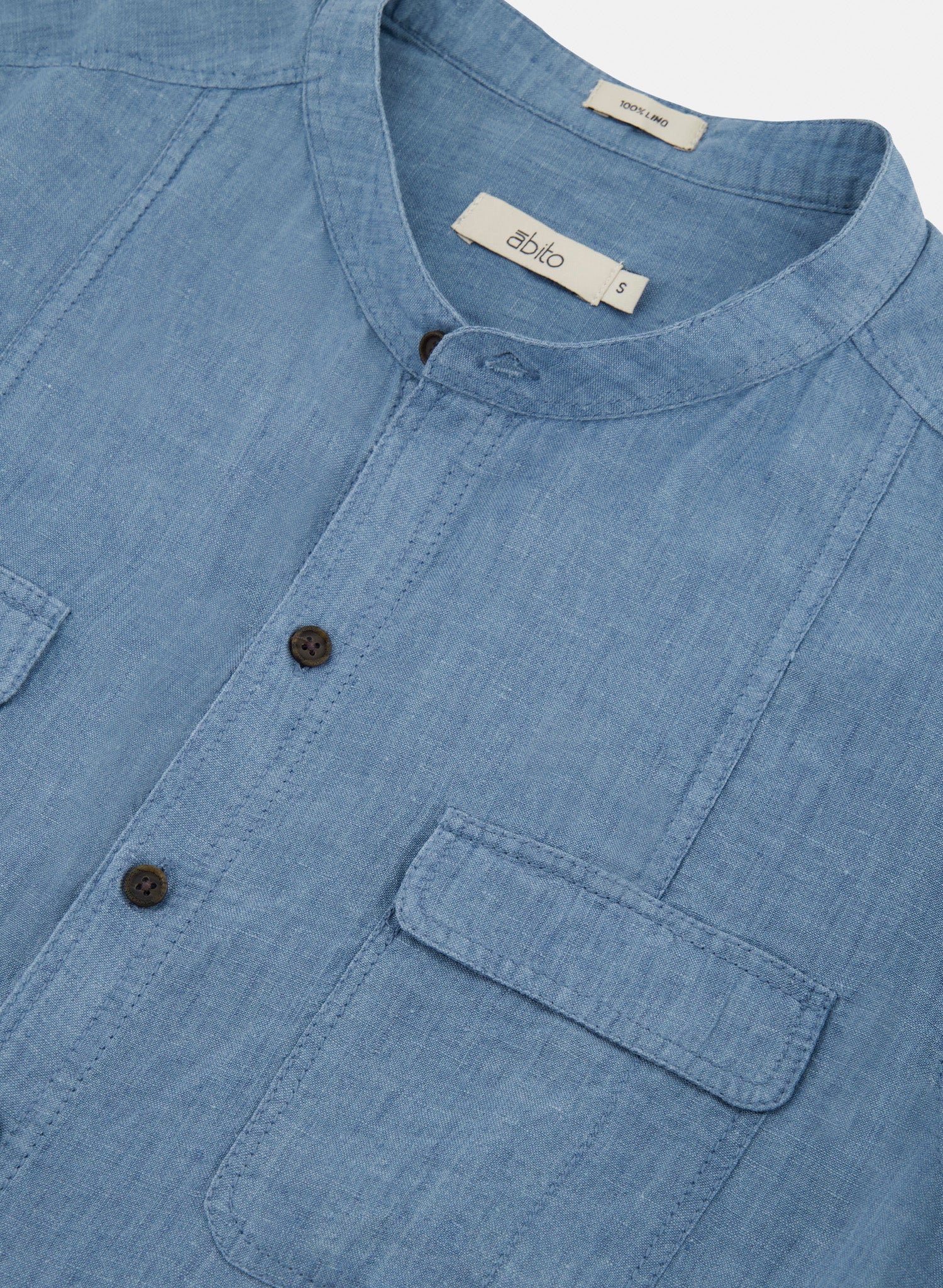 Camisa manga larga 100% Lino Erial