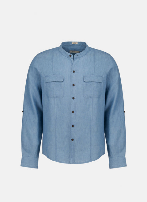 Camisa manga larga 100% Lino Erial