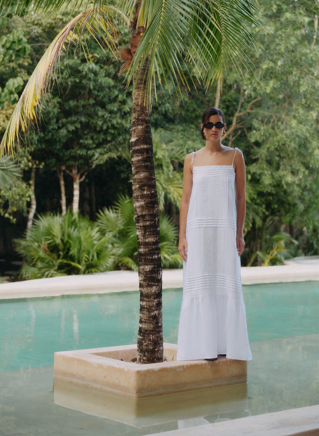 Vestido largo Lino Algodón Ersa