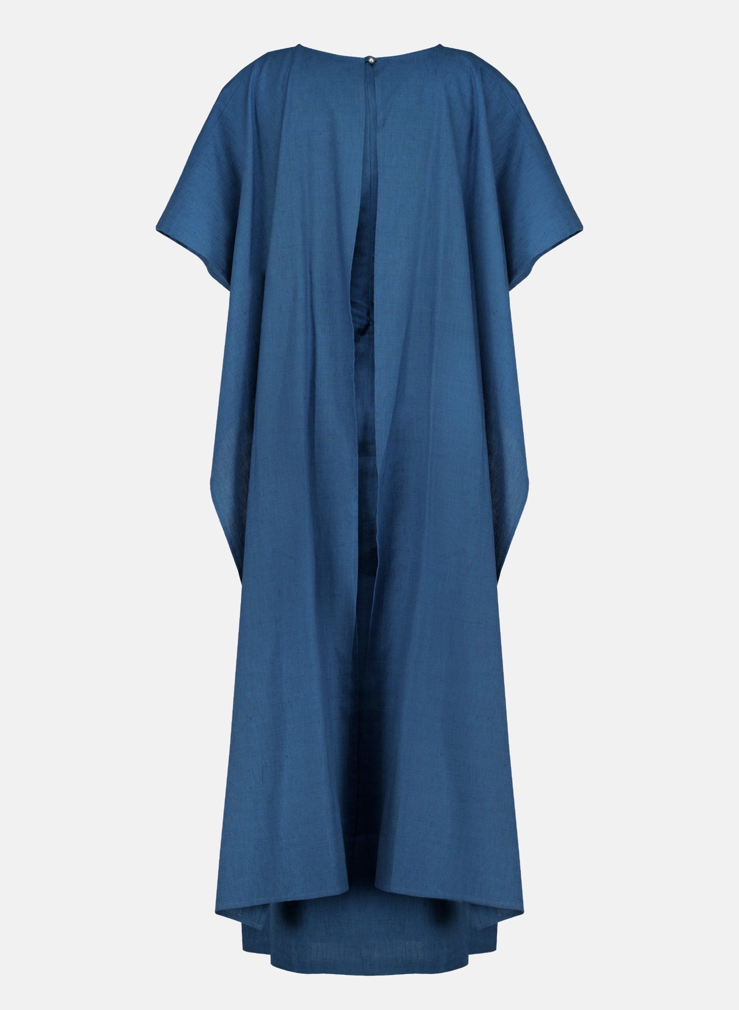 Vestido largo con capa Lino Algodón Gibada