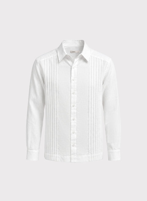 Guayabera Manga Larga 100% Lino Andere