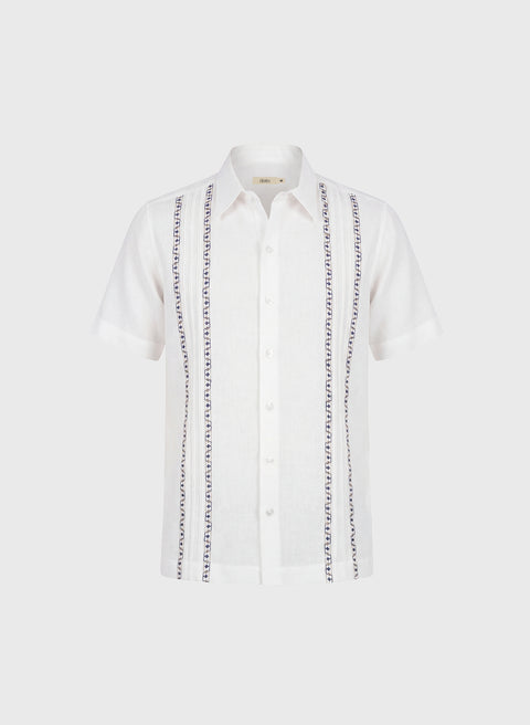 Guayabera manga corta 100% Lino Dorian