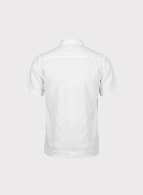 Guayabera Manga Corta 100% Lino Navdar