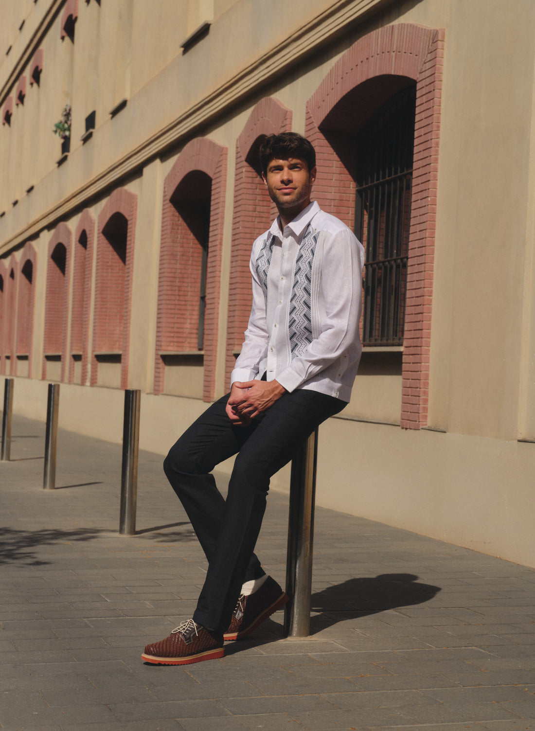 Guayabera Artesanal 100% Lino Manglar