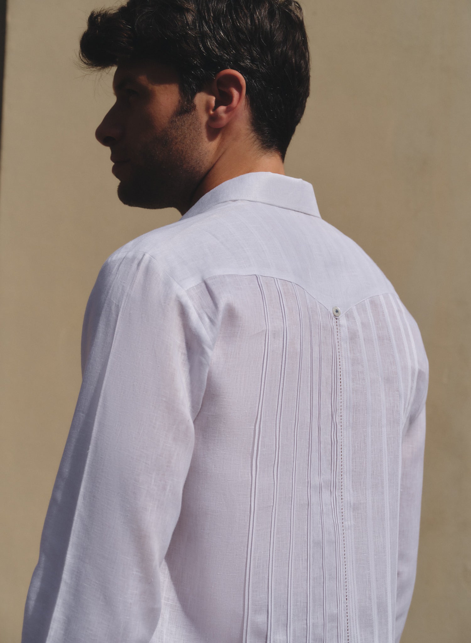 Guayabera Artesanal 100% Lino Manglar