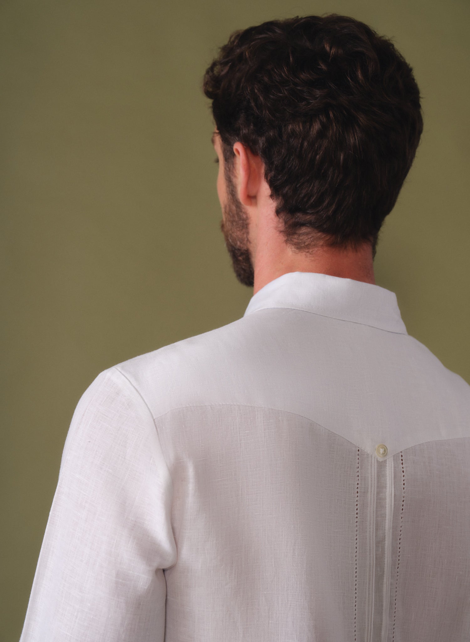 Guayabera manga larga 100% Lino Condao