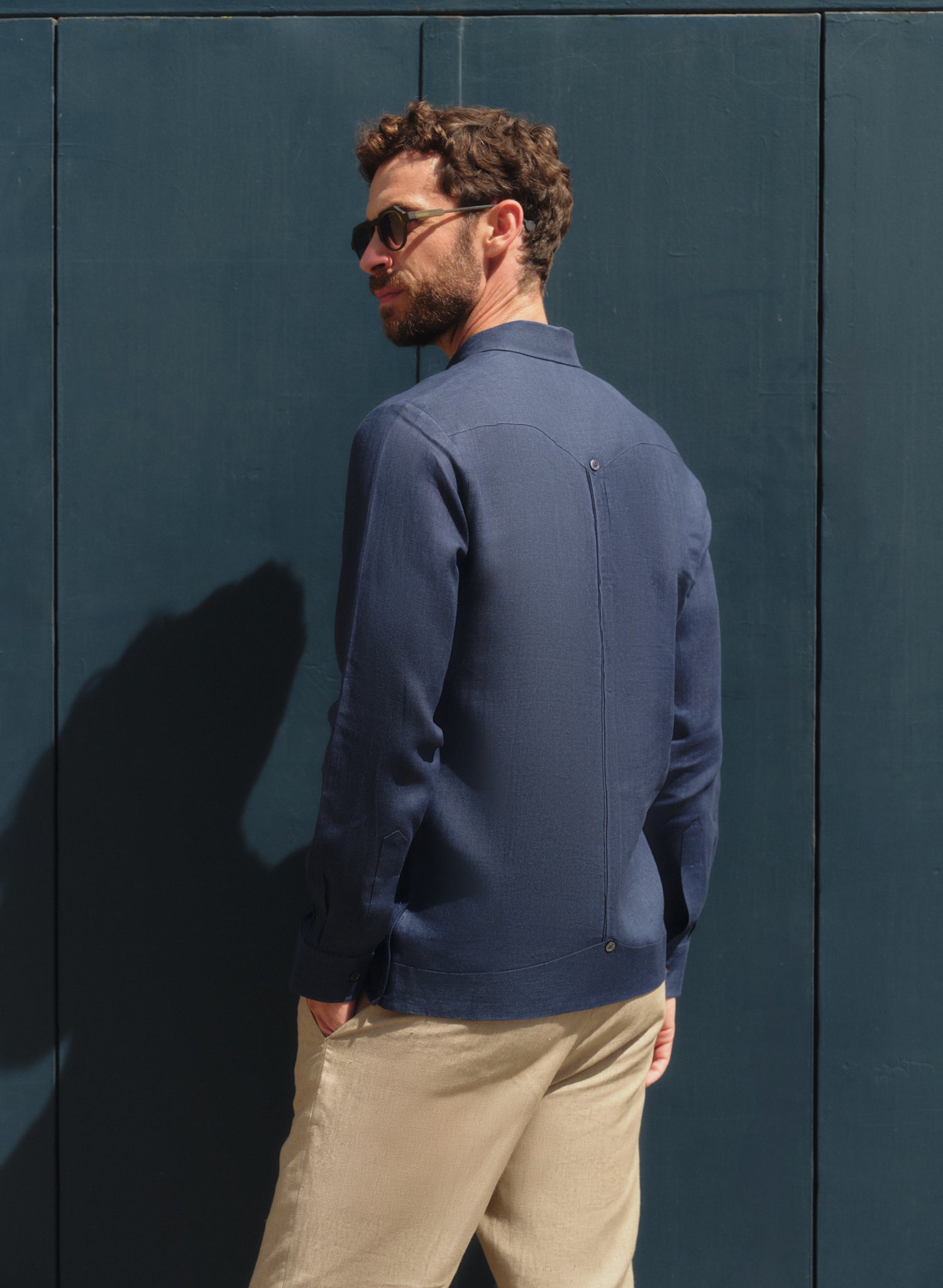 Guayabera manga larga 100% Lino Strange